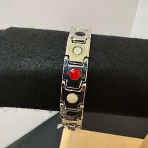 Men’s Reversible Magnetic Therapy Bracelet – Stainless Steel Wellness Band